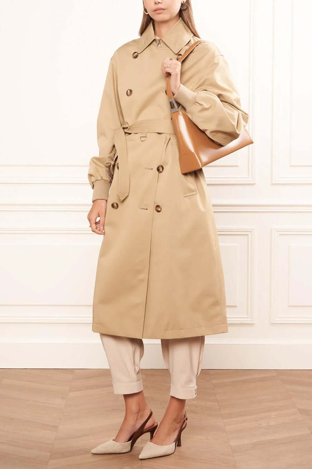 LANCASTER Borsa Suave Ace: Eleganza in Pelle Beige