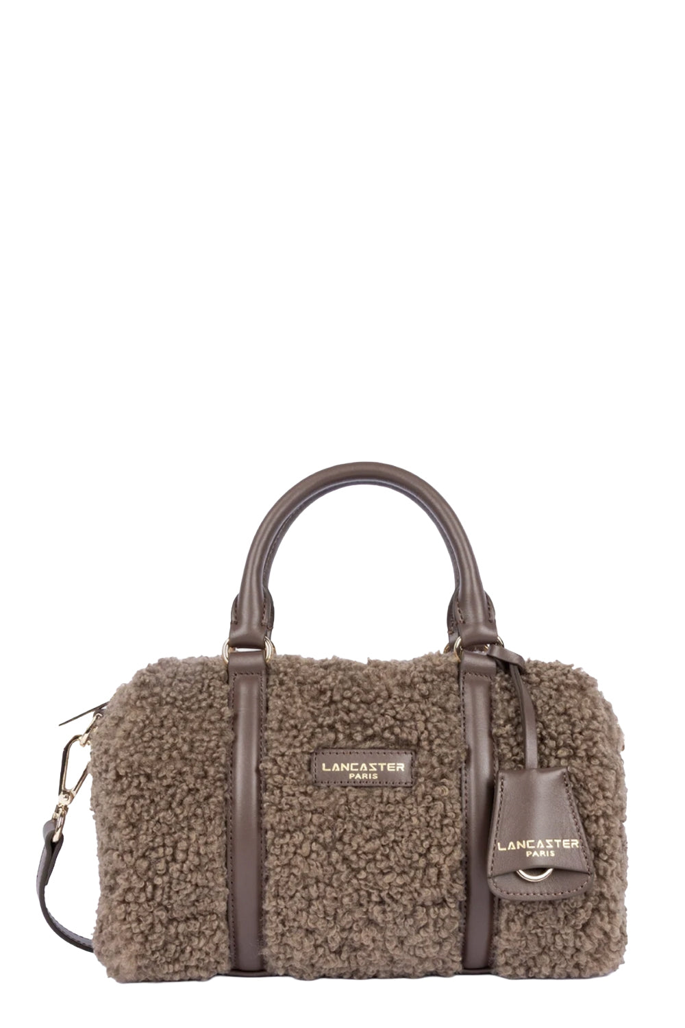 LANCASTER Borsa bauletto effetto teddy
