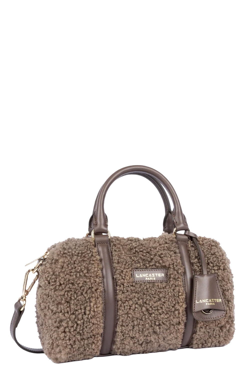 LANCASTER Borsa bauletto effetto teddy