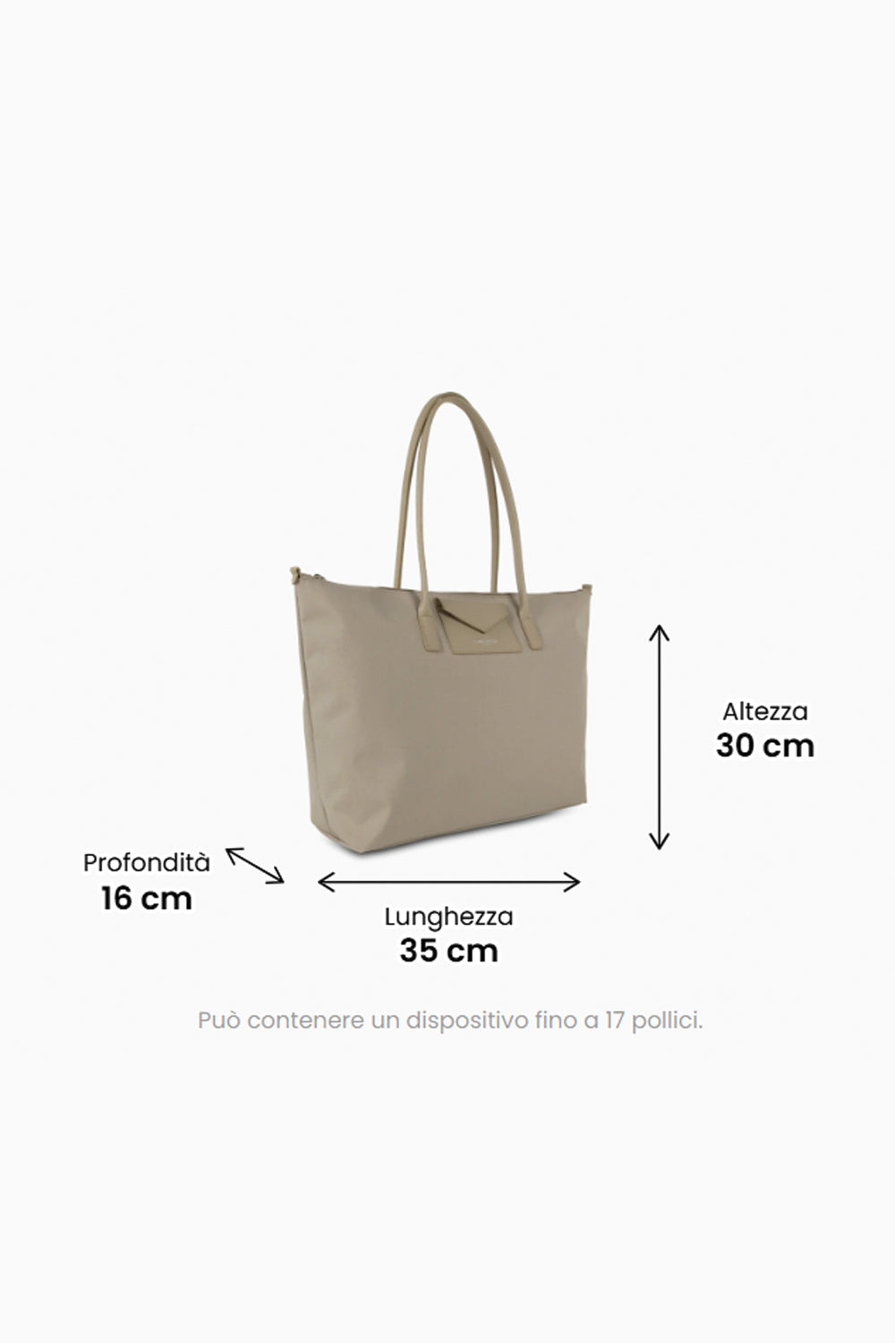 LANCASTER Borsa grande in nylon