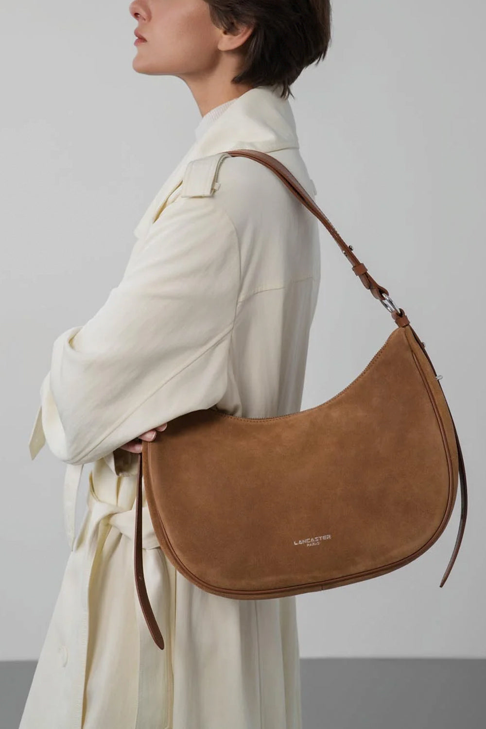 LANCASTER Borsa grande in suede