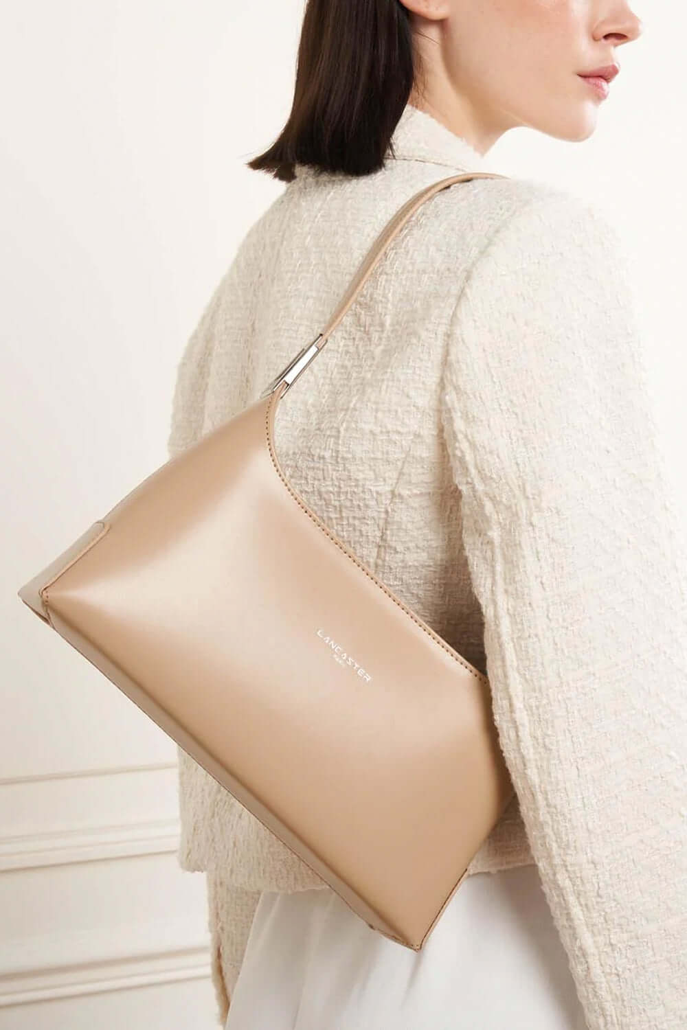 LANCASTER Borsa in pelle Suave Ace media