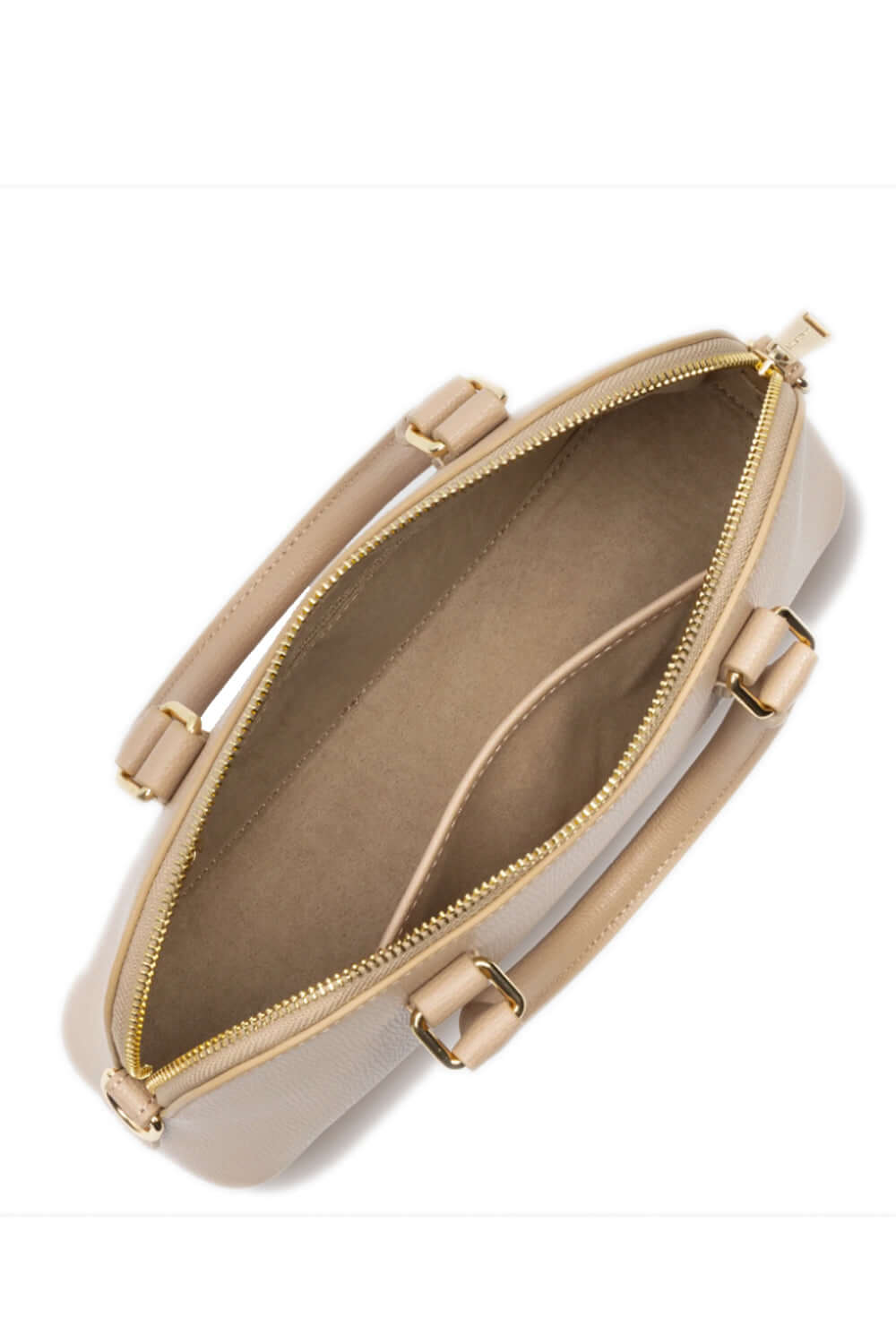 LANCASTER Borsa Mezzaluna Sierra Jia: Eleganza in Pelle Beige