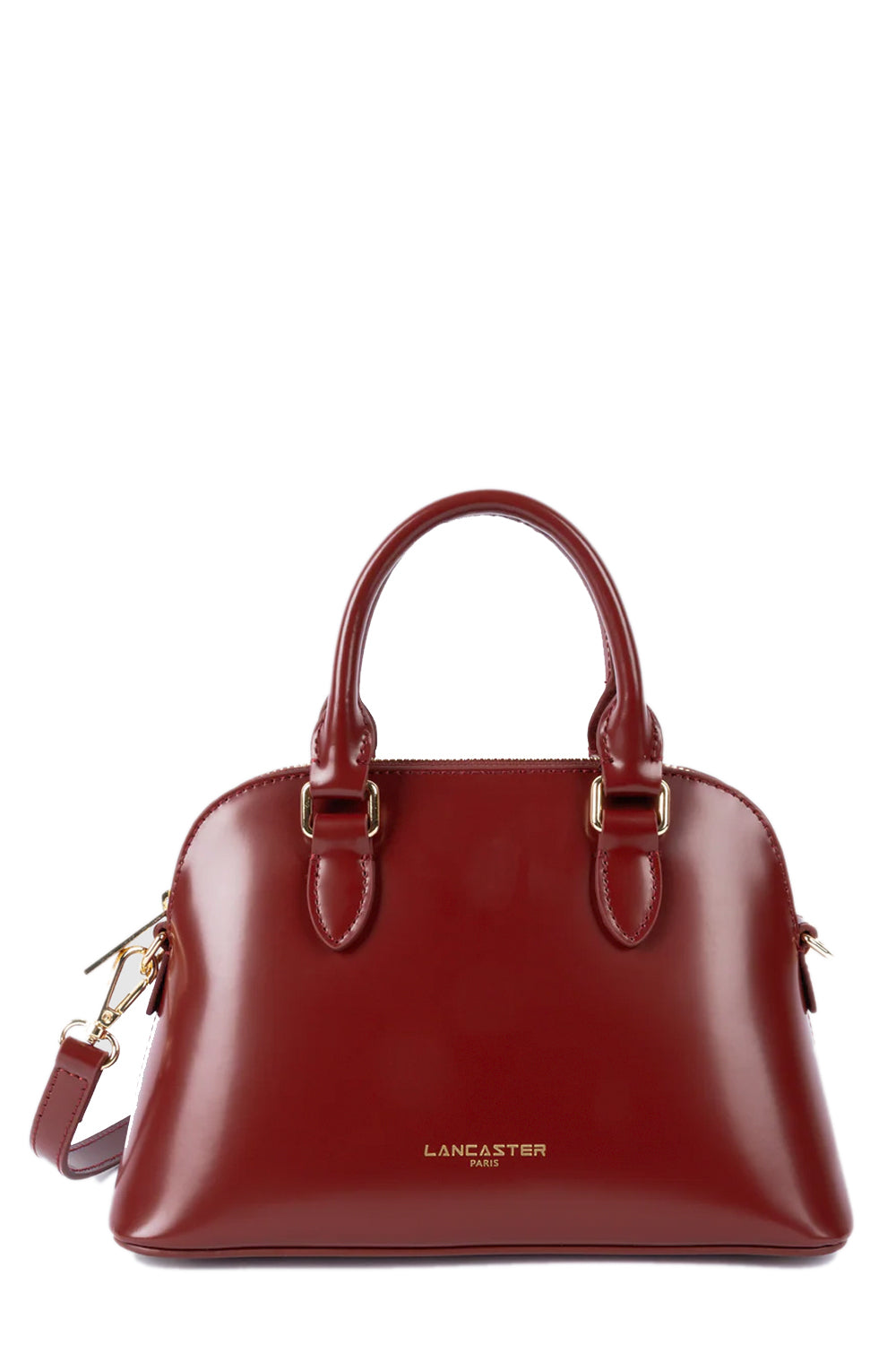 LANCASTER Borsa mezzaluna in pelle liscia