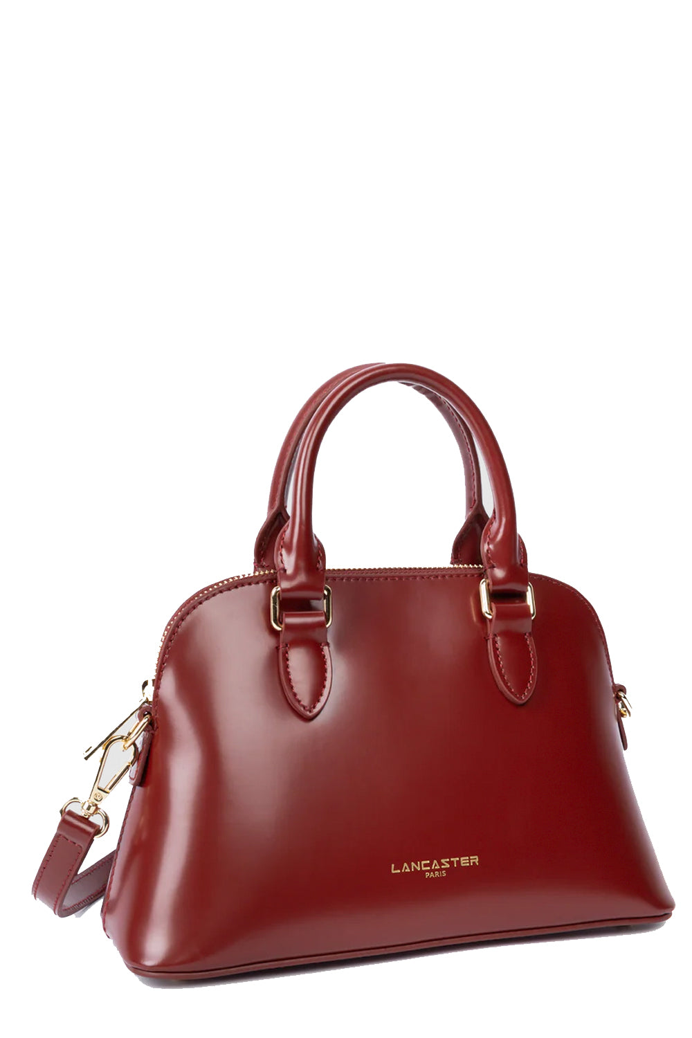 LANCASTER Borsa mezzaluna in pelle liscia