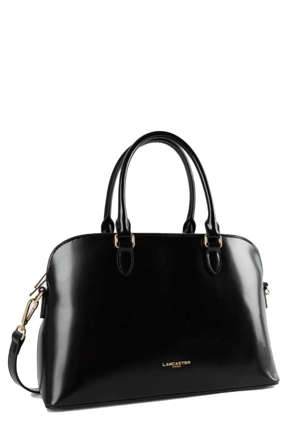 LANCASTER Borsa mezzaluna in pelle liscia