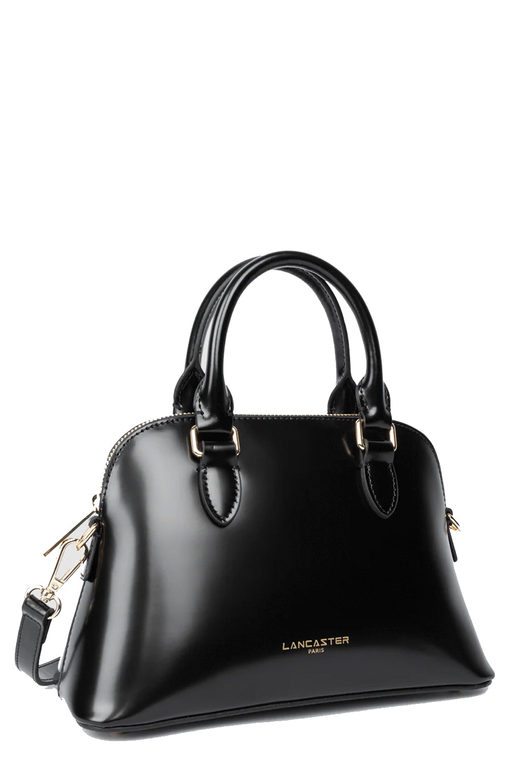 LANCASTER Borsa mezzaluna in pelle liscia