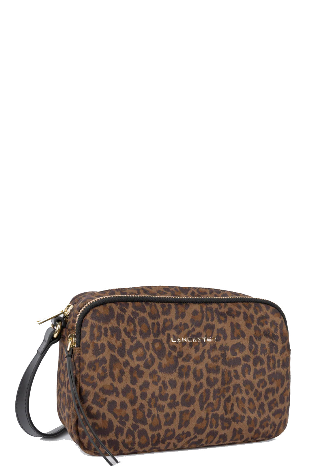 LANCASTER Camera bag in leopardato
