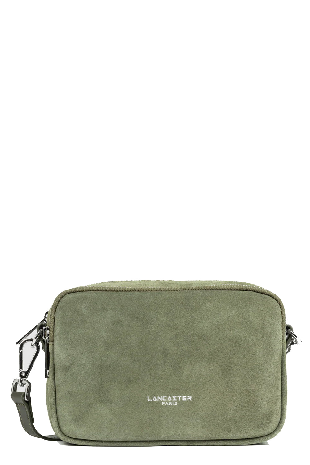 LANCASTER Camera bag in suede con tracolla