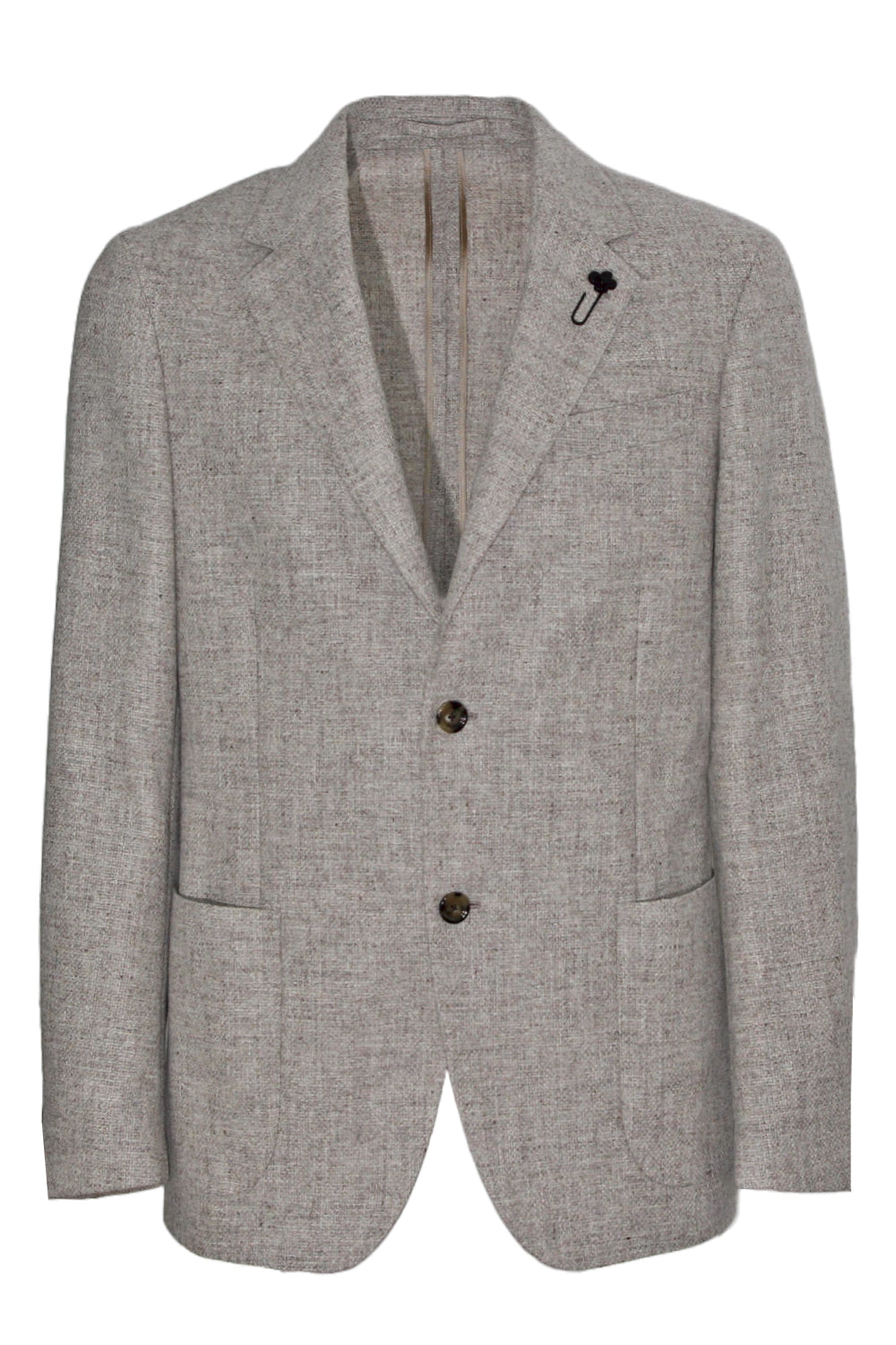 LARDINI Giacca Roma monopetto in lana