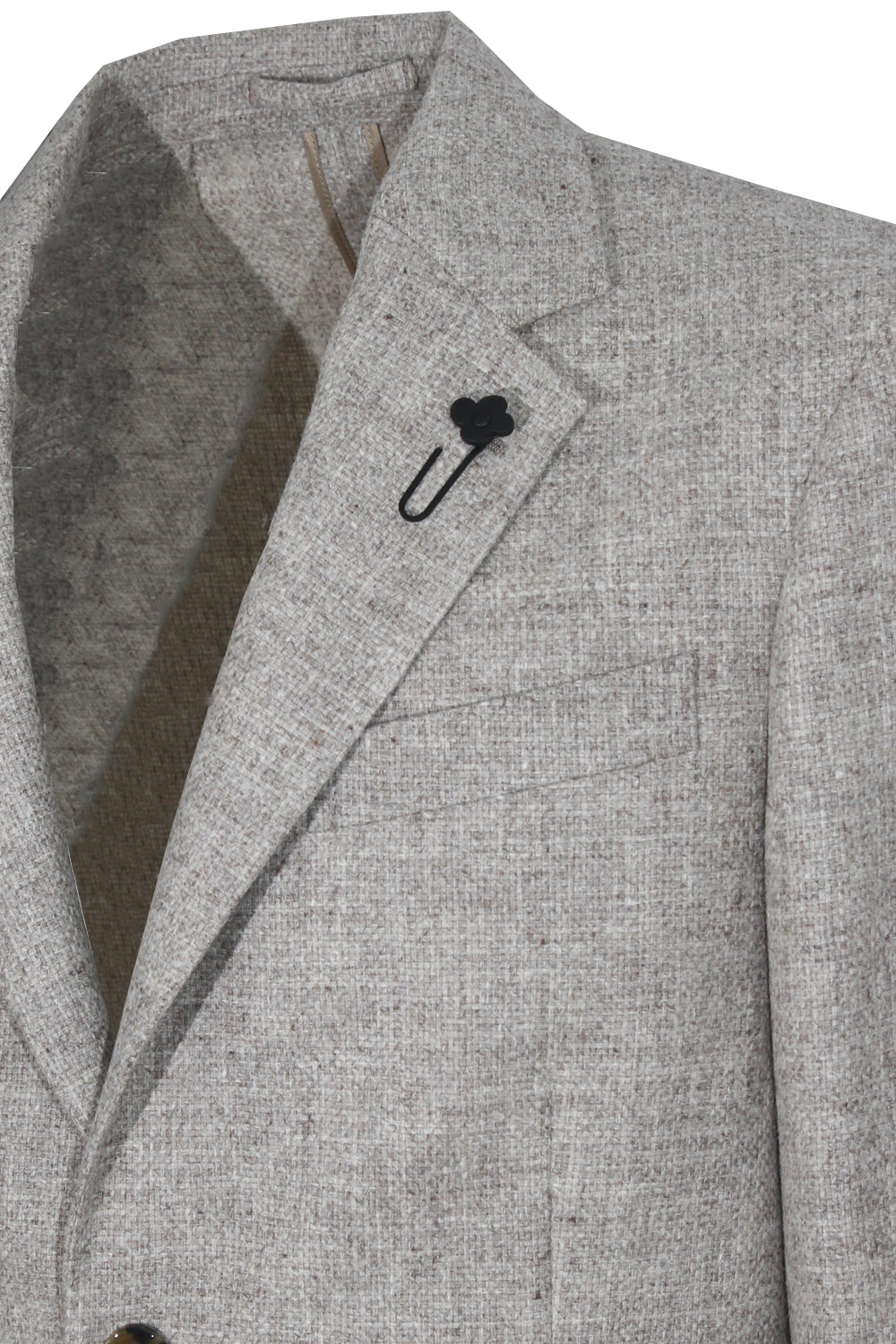 LARDINI Giacca Roma monopetto in lana