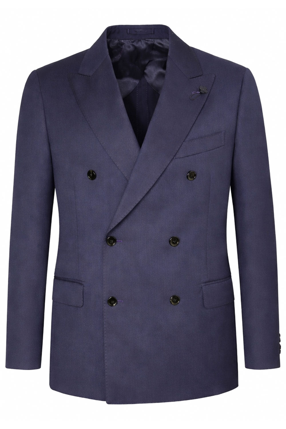 LARDINI Abito doppiopetto in lana