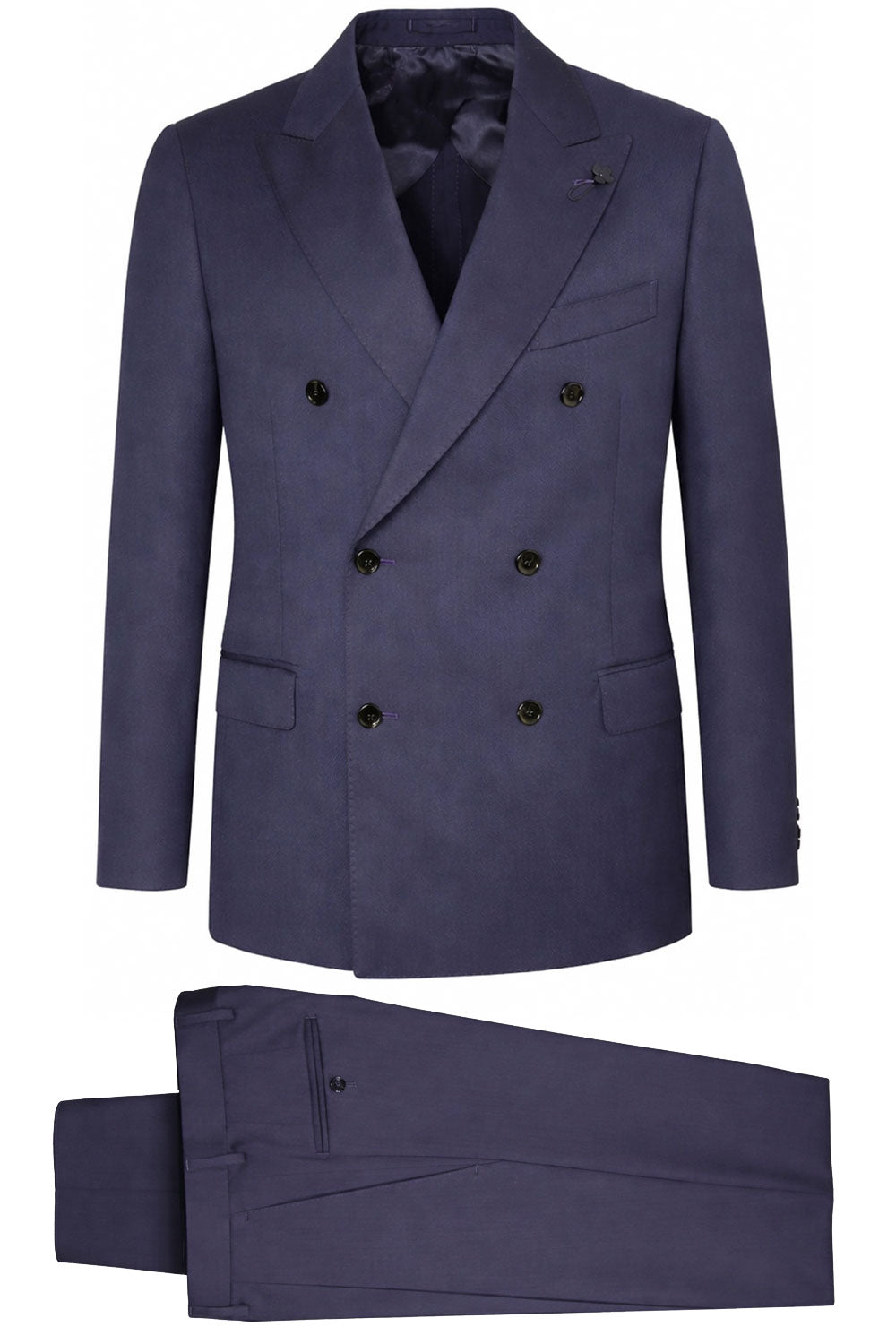 LARDINI Abito doppiopetto in lana