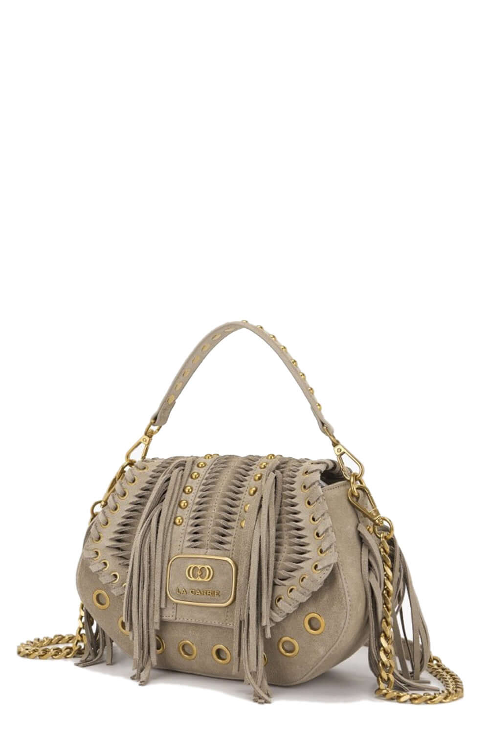 LA CARRIE Borsa a mano Etnic in suede Uncategorized LA CARRIE