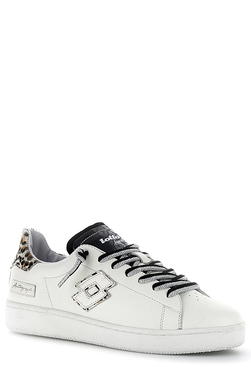 Lotto Sneaker Uomo Taglie Forti - White Lt Grey - Retro, 49 EU