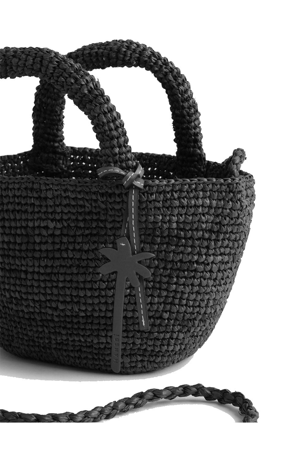 MANEBI Mini borsa in rafia
