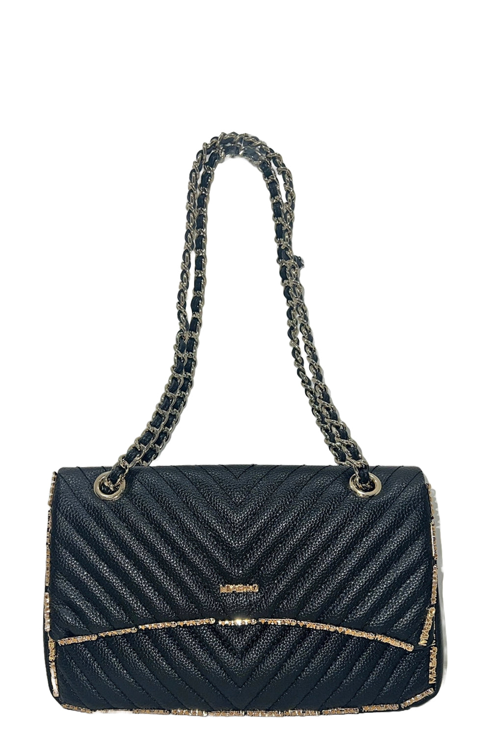 MIA BAG Tracolla media in pelle con lettering MIA BAG