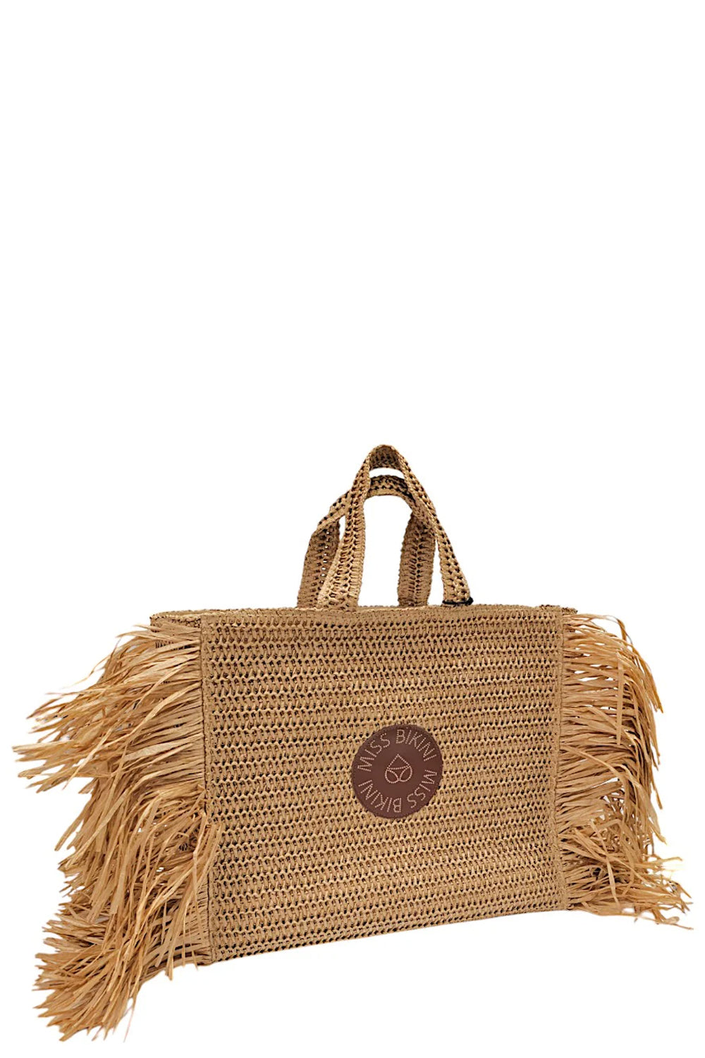 MISSBIKINI Borsa in rafia con frange