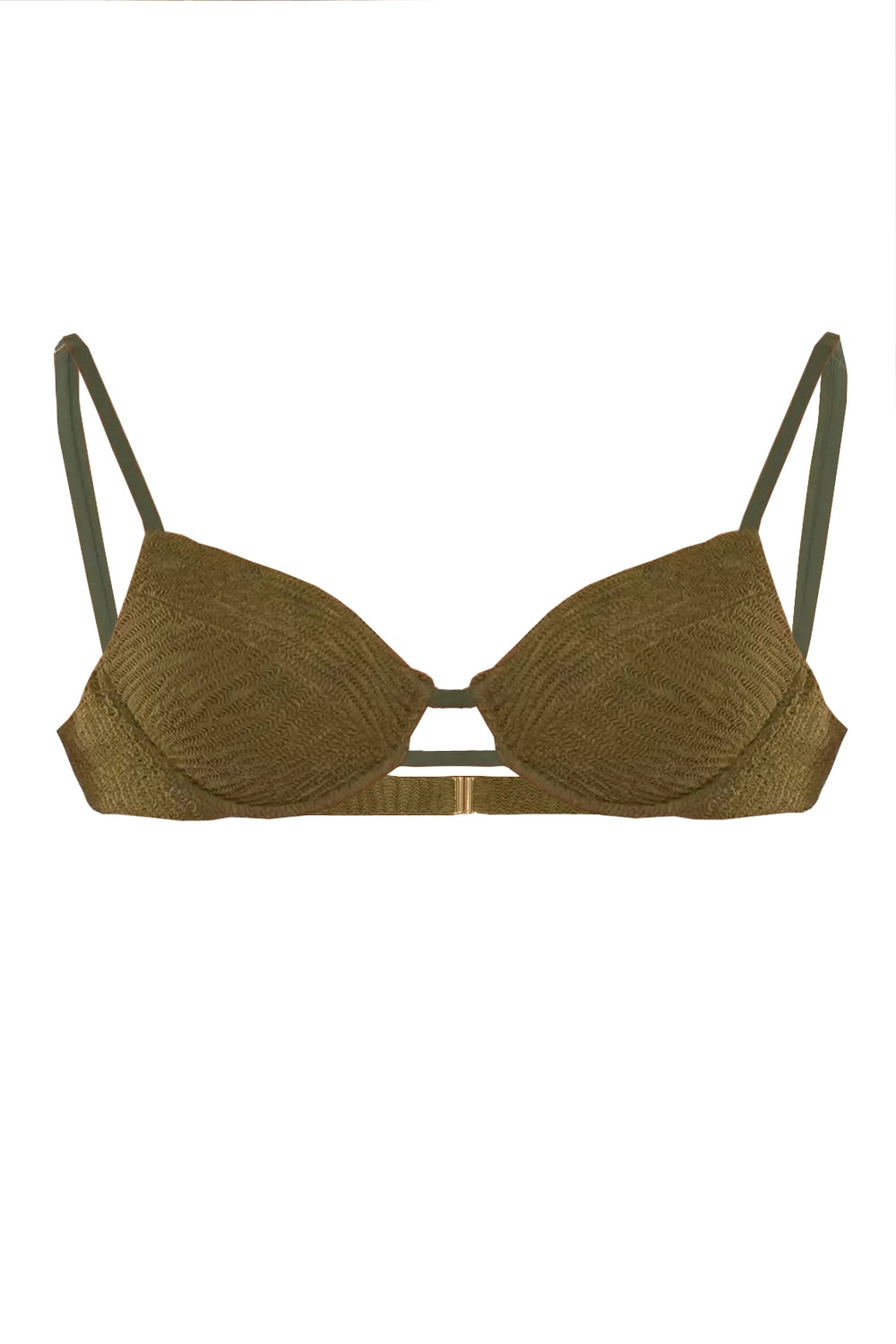 MISSBIKINI Top con ferretto goffrato MISSBIKINI