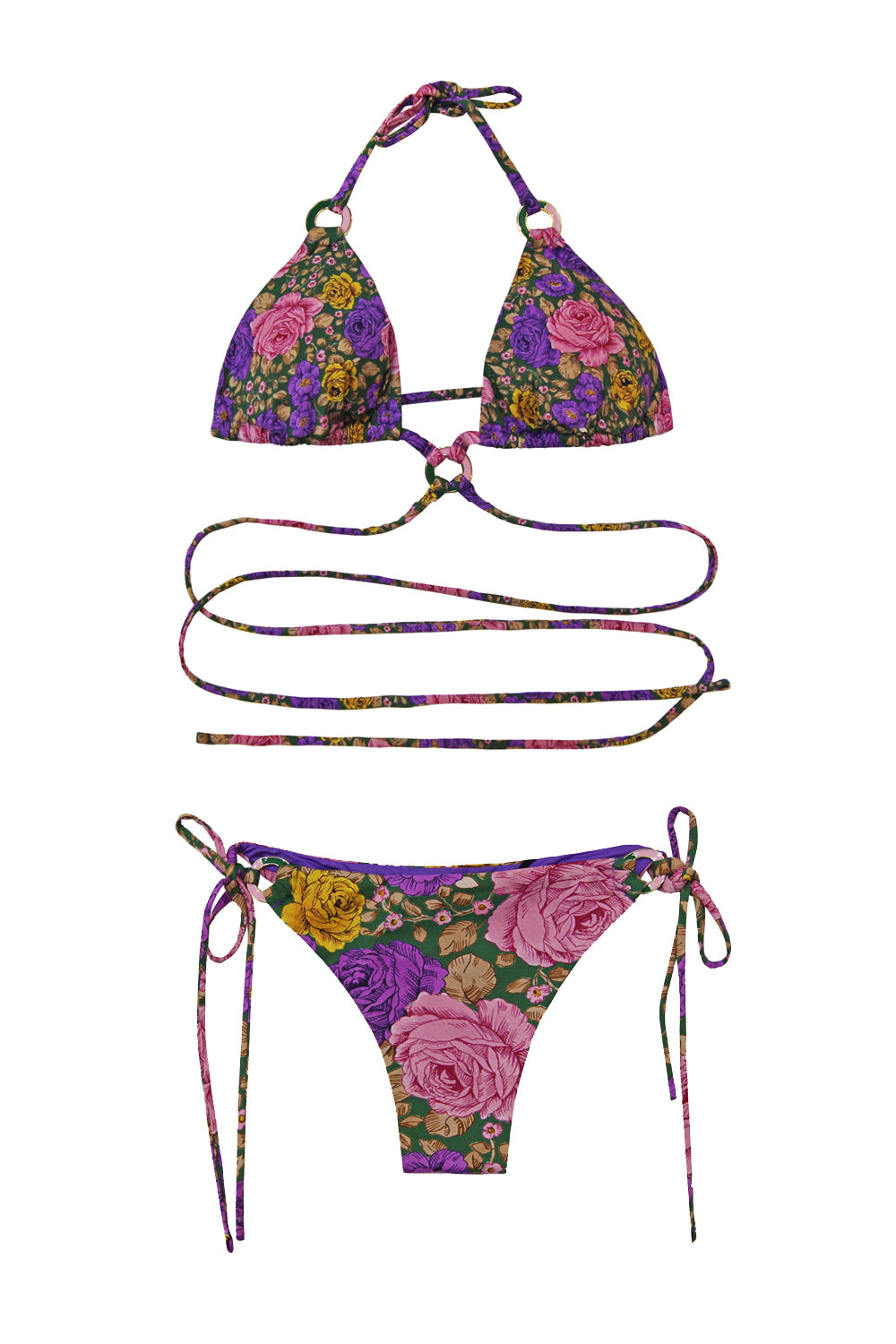 MISSBIKINI Bikini triangolo con lacci