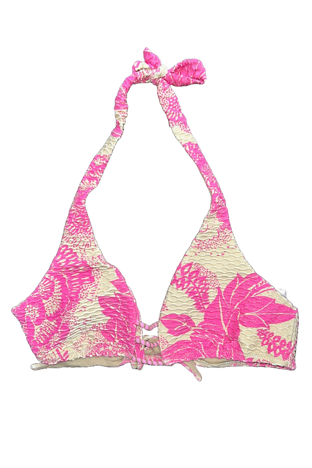 MISSBIKINI Top americana in tessuto goffrato MISSBIKINI