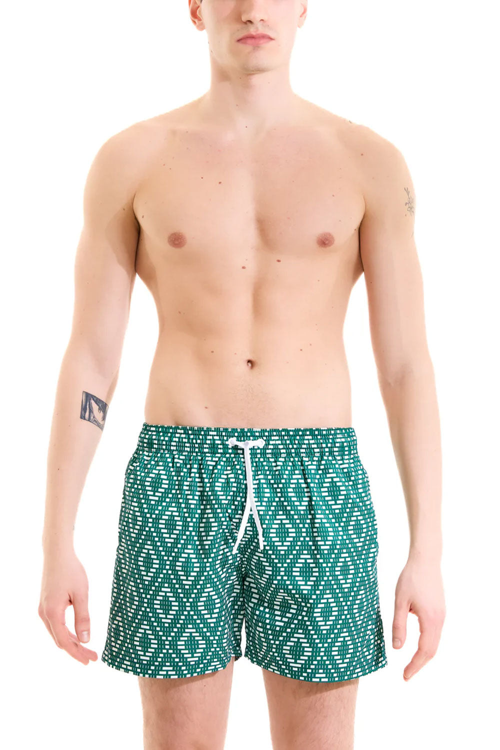 MOVE Boxer Saint Vincent Stampa rombi verde