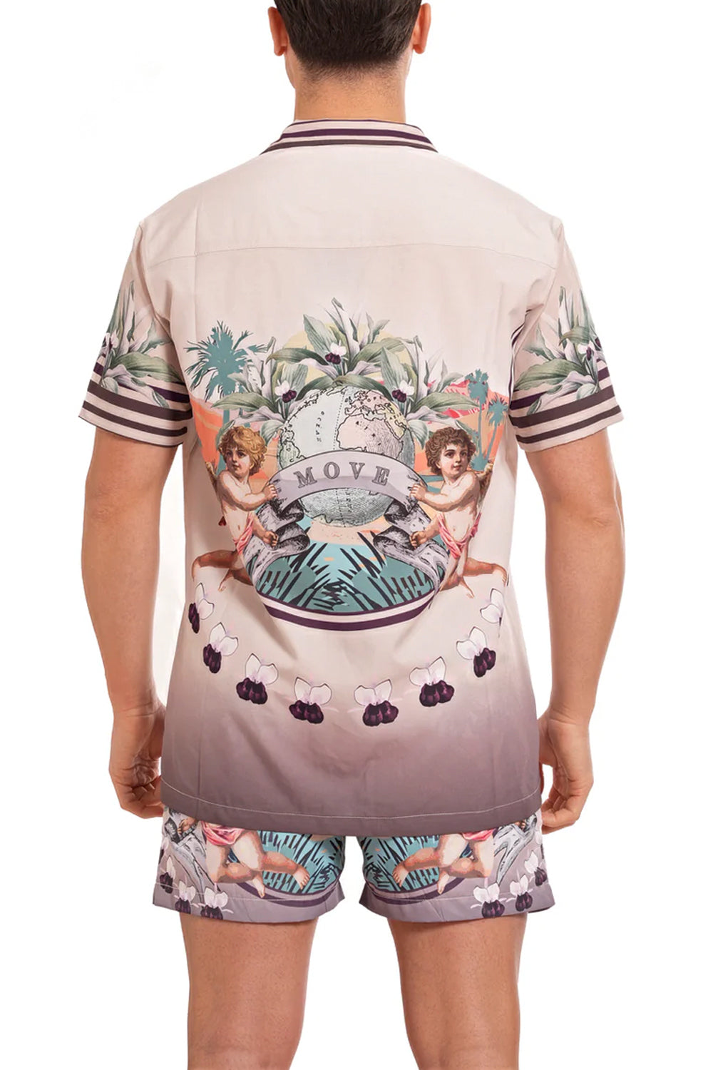 MOVE Camicia bowling stampata