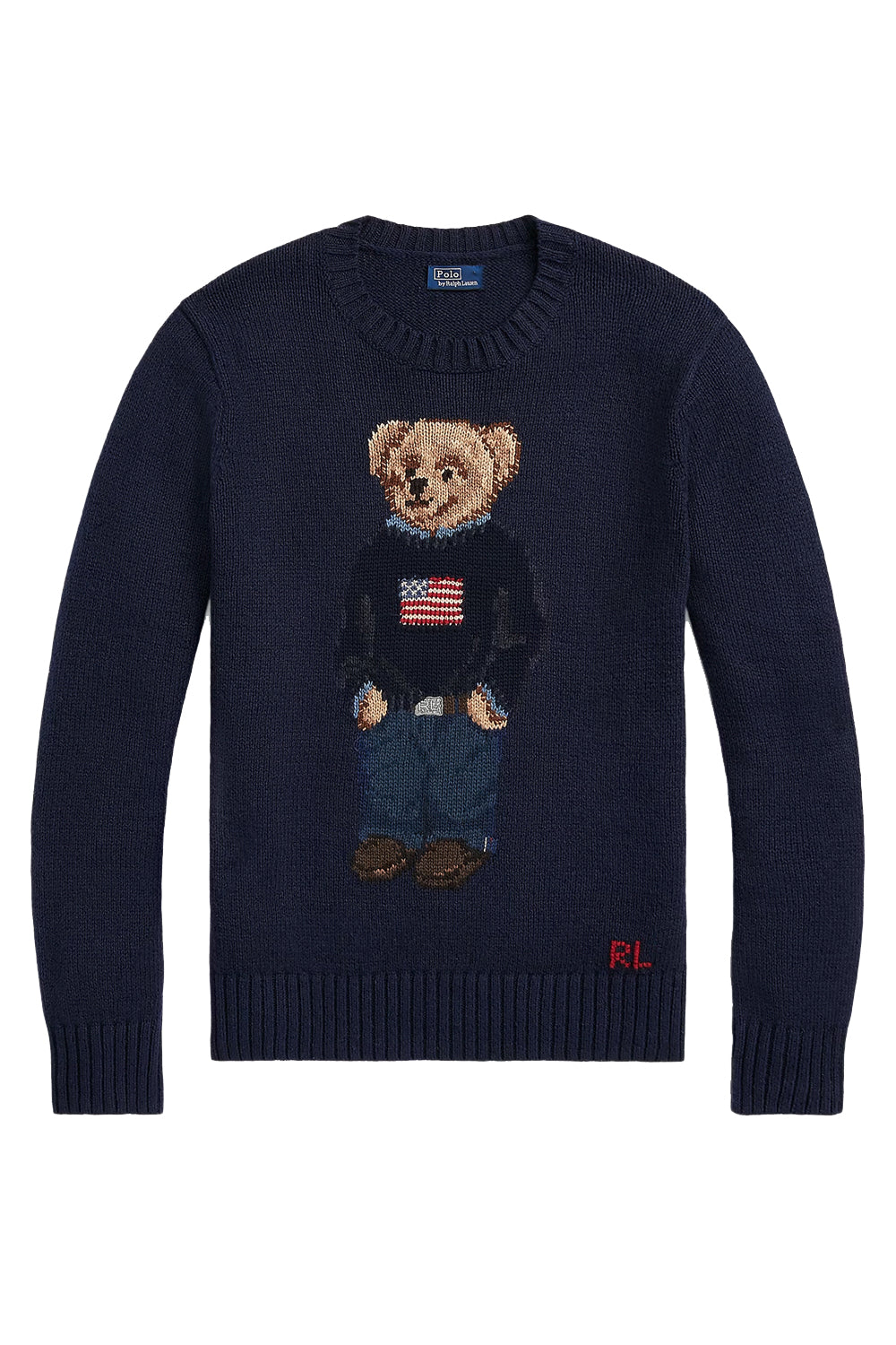 POLO RALPH LAUREN Maglia Polo Bear in cotone e lino