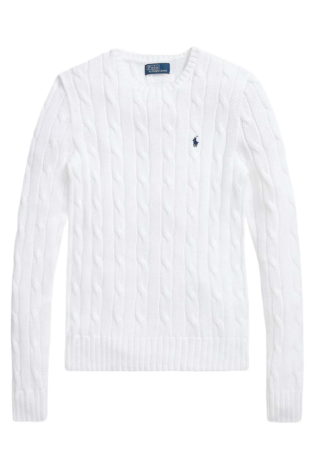 POLO RALPH LAUREN Maglia a girocollo in cotone a trecce Uncategorized POLO RALPH LAUREN