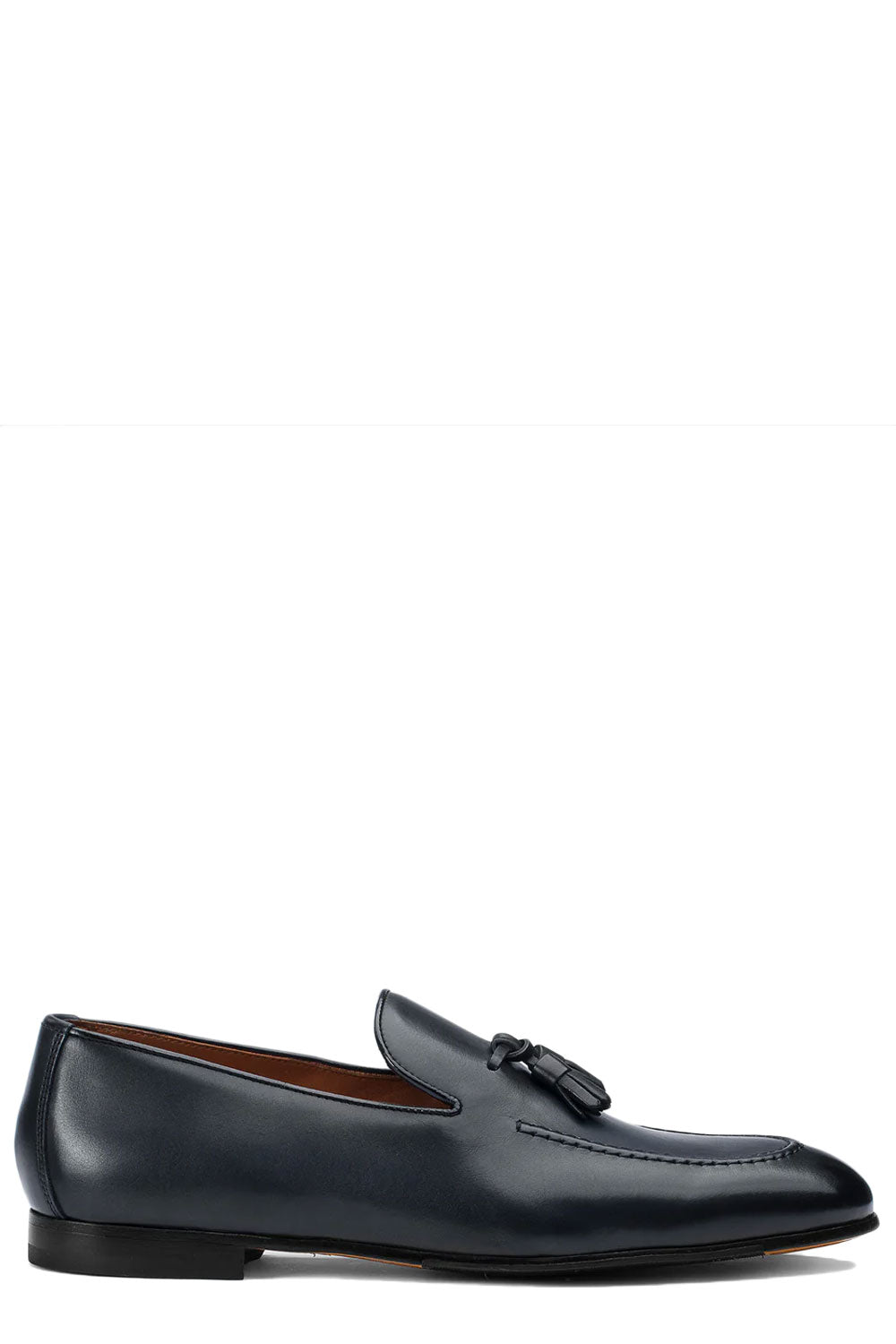 DOUCALS Mocassino con nappine in pelle blu