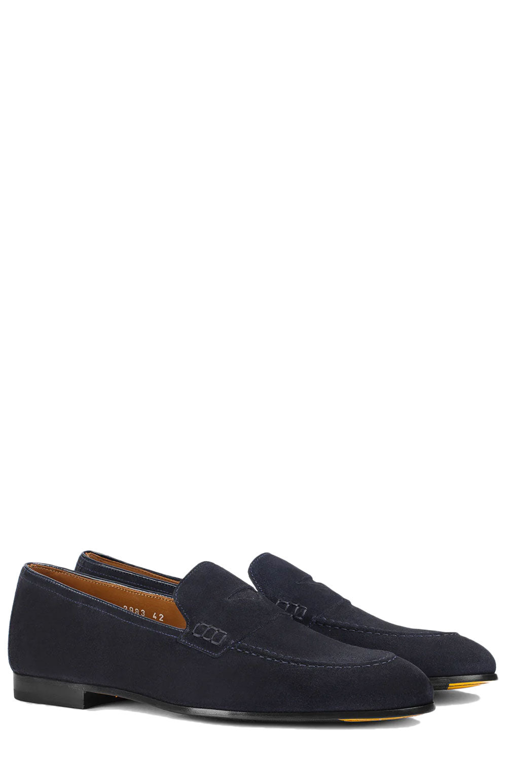 DOUCALS Mocassino in suede blu