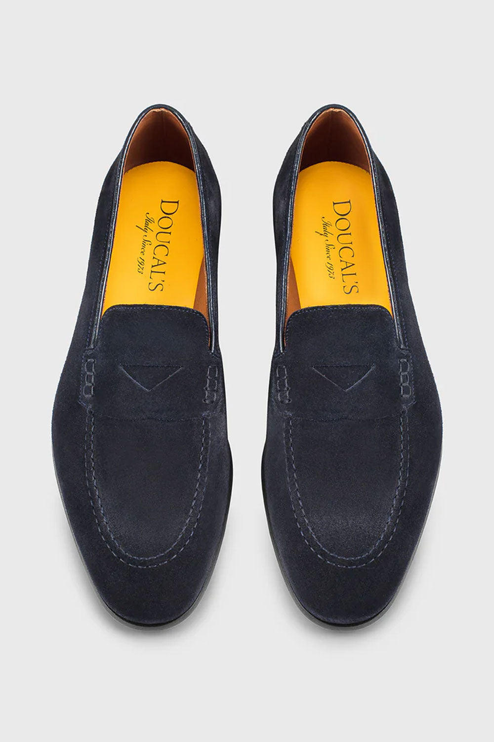 DOUCALS Mocassino in suede blu
