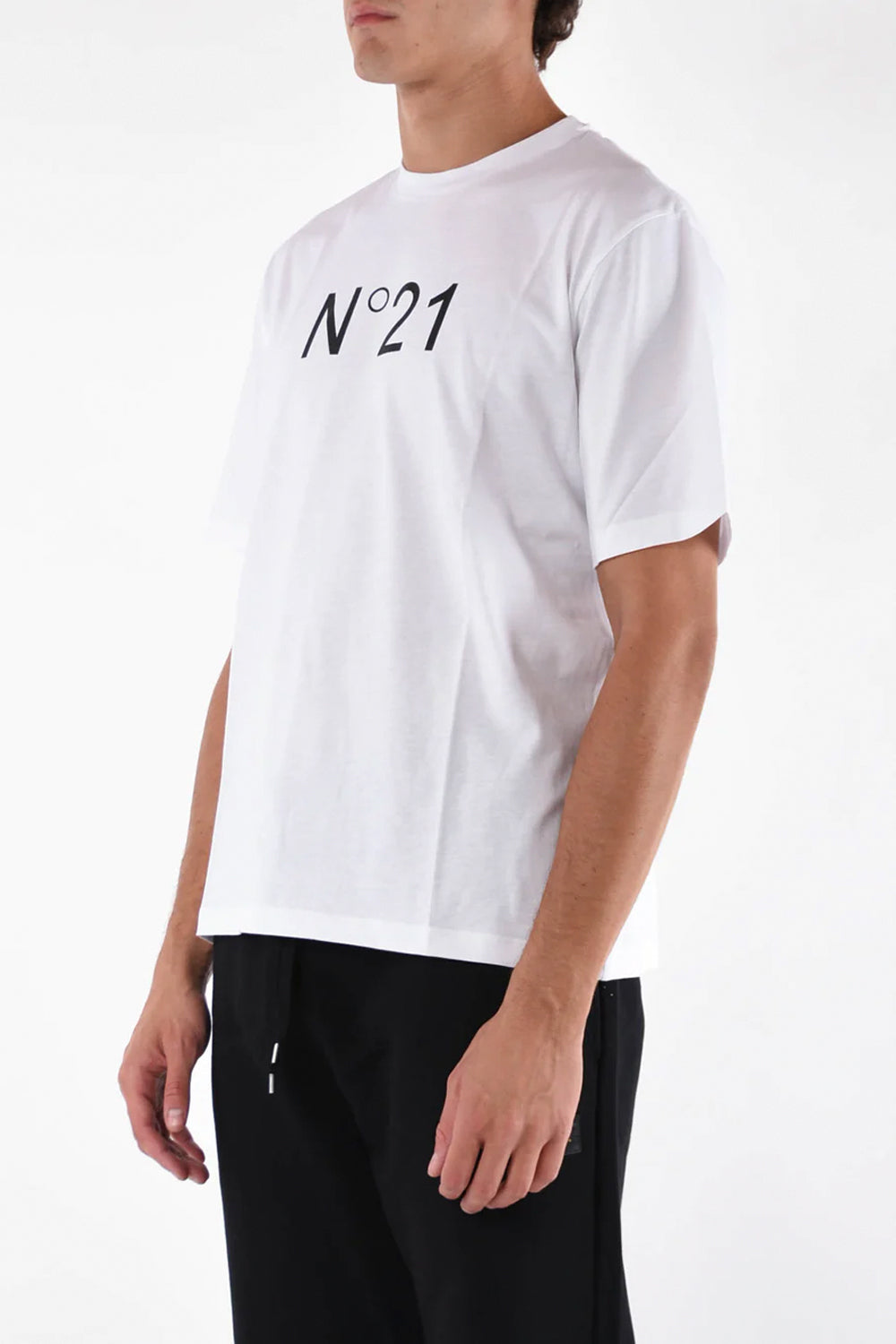 N21 T-shirt girocollo con logo