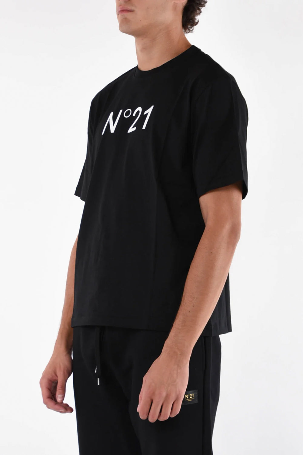 N21 T-shirt girocollo con logo