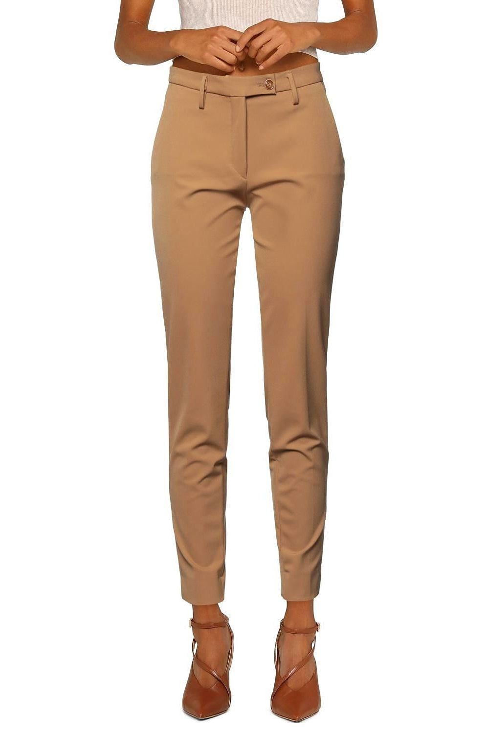 NINA BIANCHI Pantalone Karol in cotone NINA BIANCHI