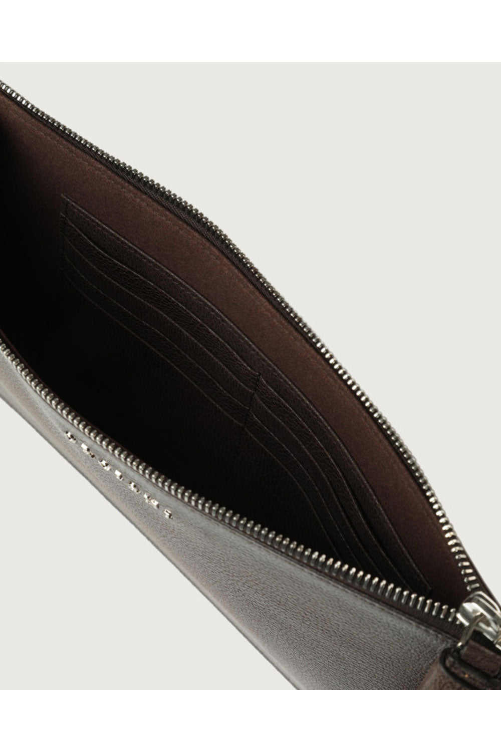 ORCIANI Busta grande Micron in pelle con polsiera