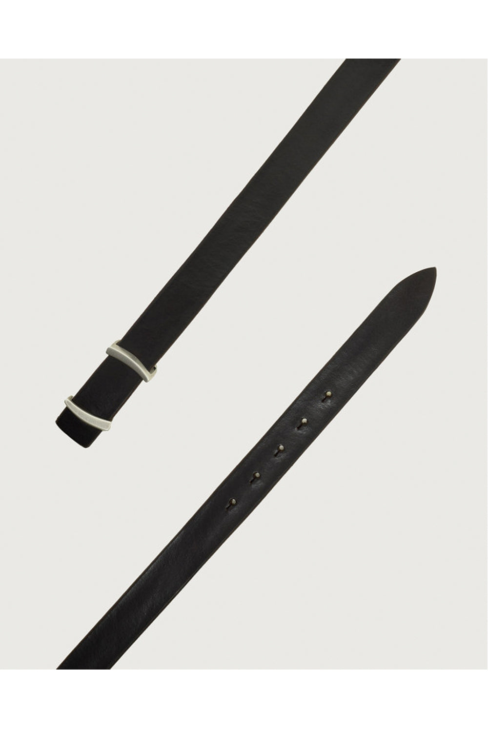 ORCIANI Cintura Iconic Brackets Bull Soft in cuoio 3 cm