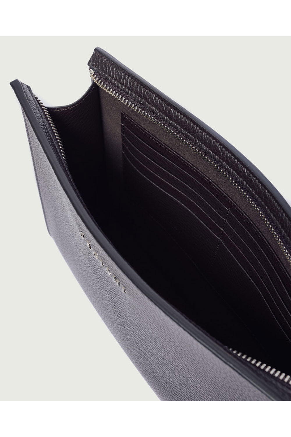 ORCIANI Pouch Micron in pelle con polsiera