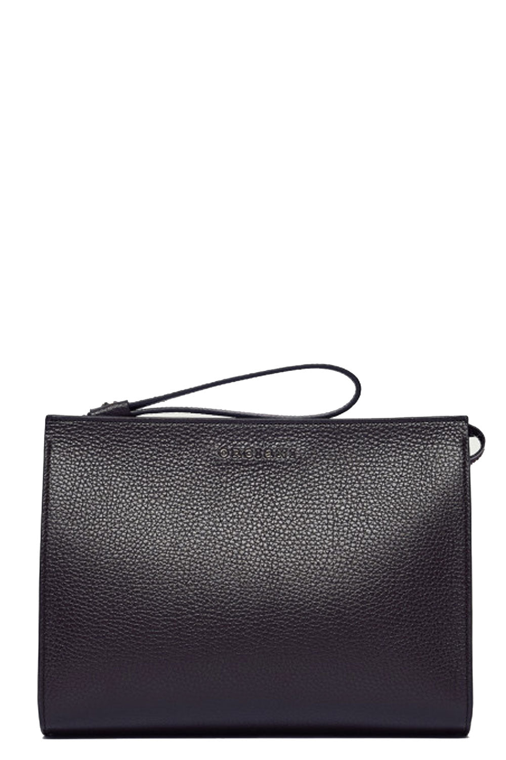 ORCIANI Pouch Micron in pelle con polsiera