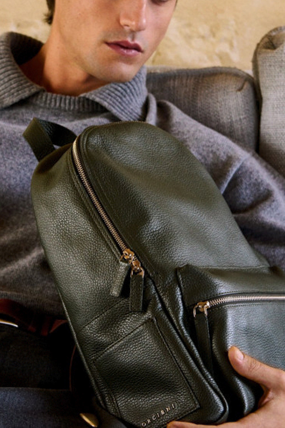 ORCIANI Zaino Laio Micron in Pelle