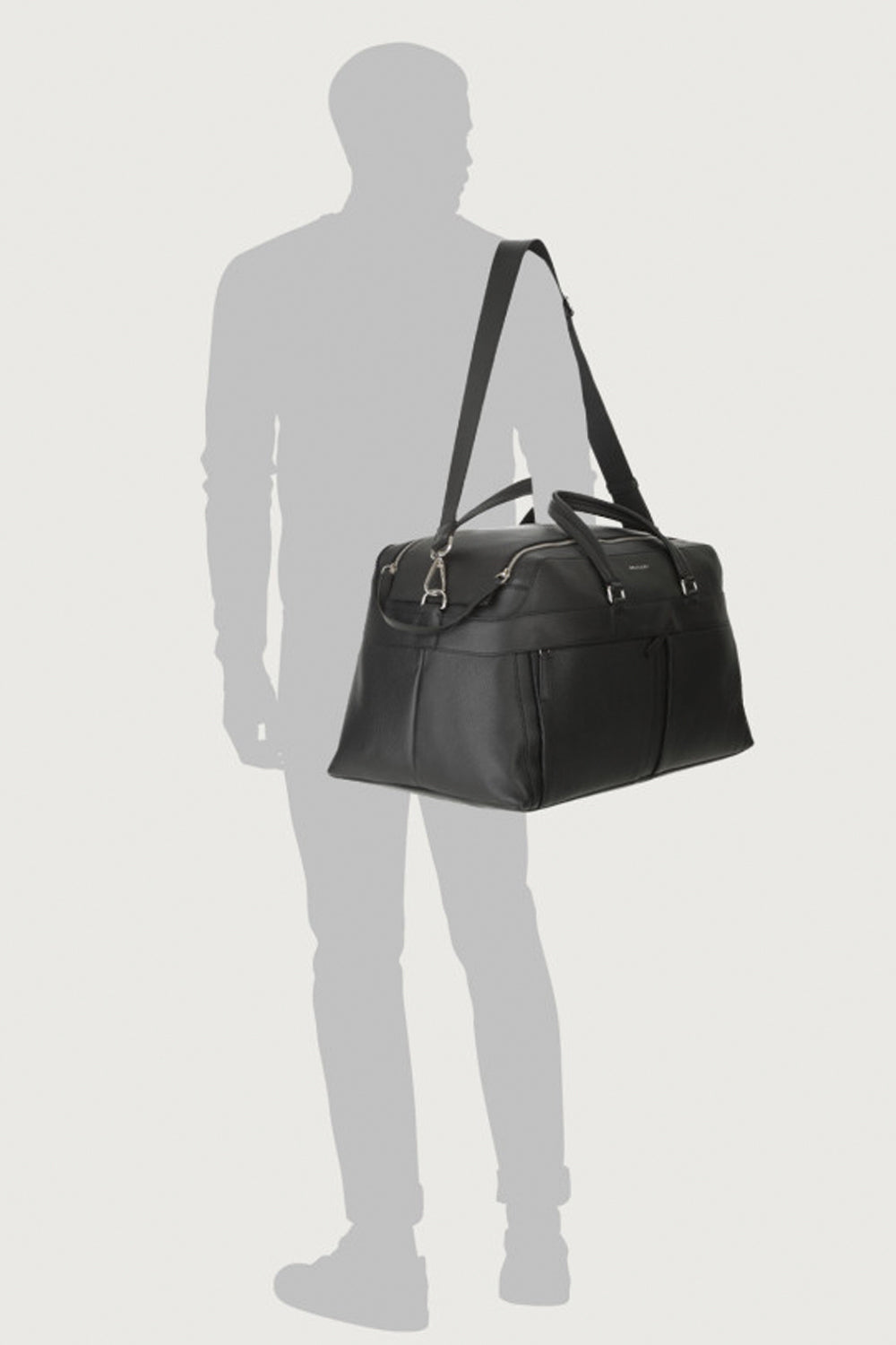 ORCIANI Borsone Micron in Pelle con Tracolla