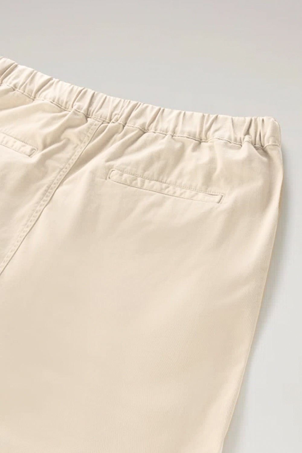WOOLRICH Pantaloncini Chino tinti in capo in cotone elasticizzato