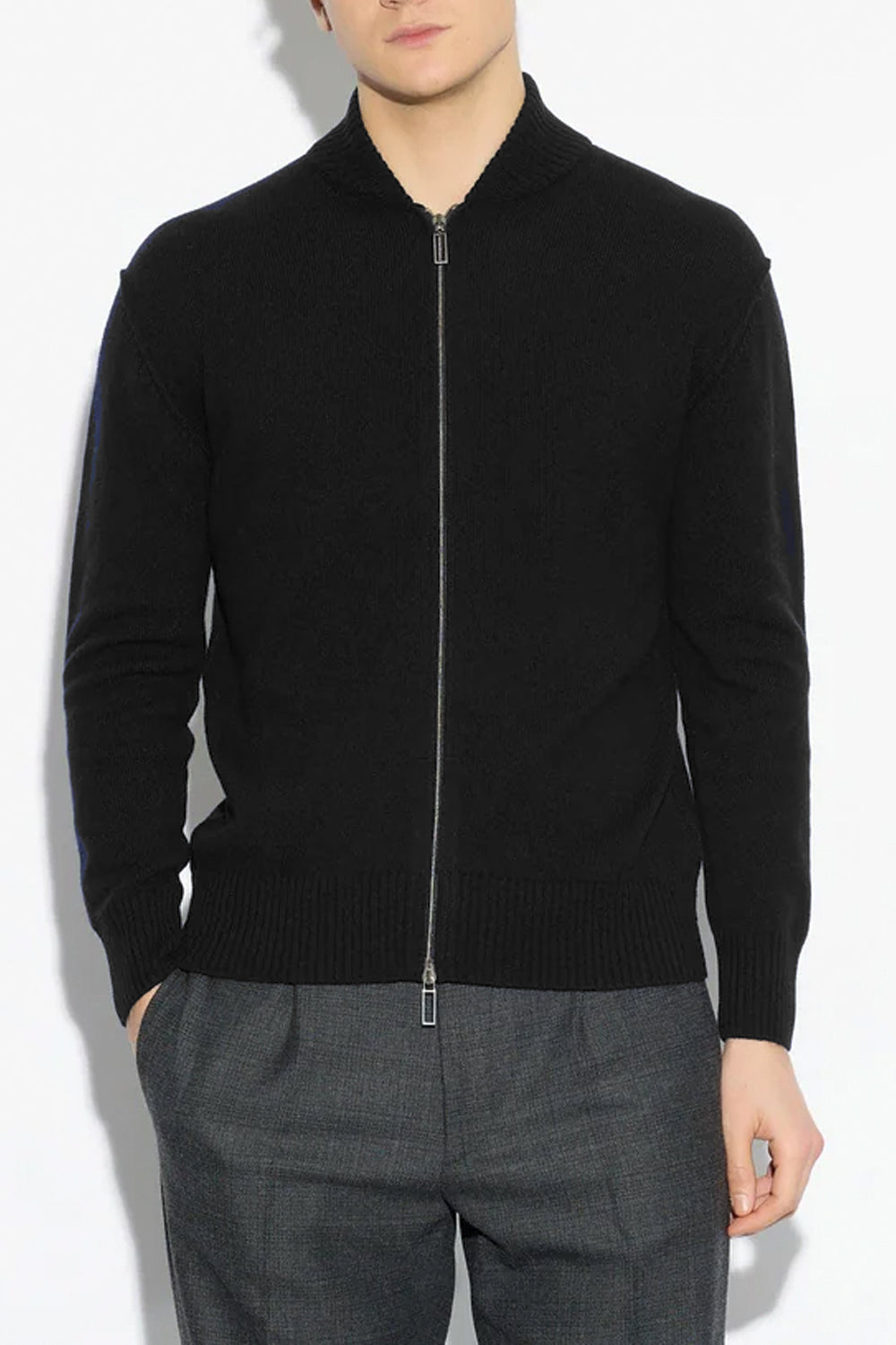 PAOLO PECORA Cardigan in lana con zip