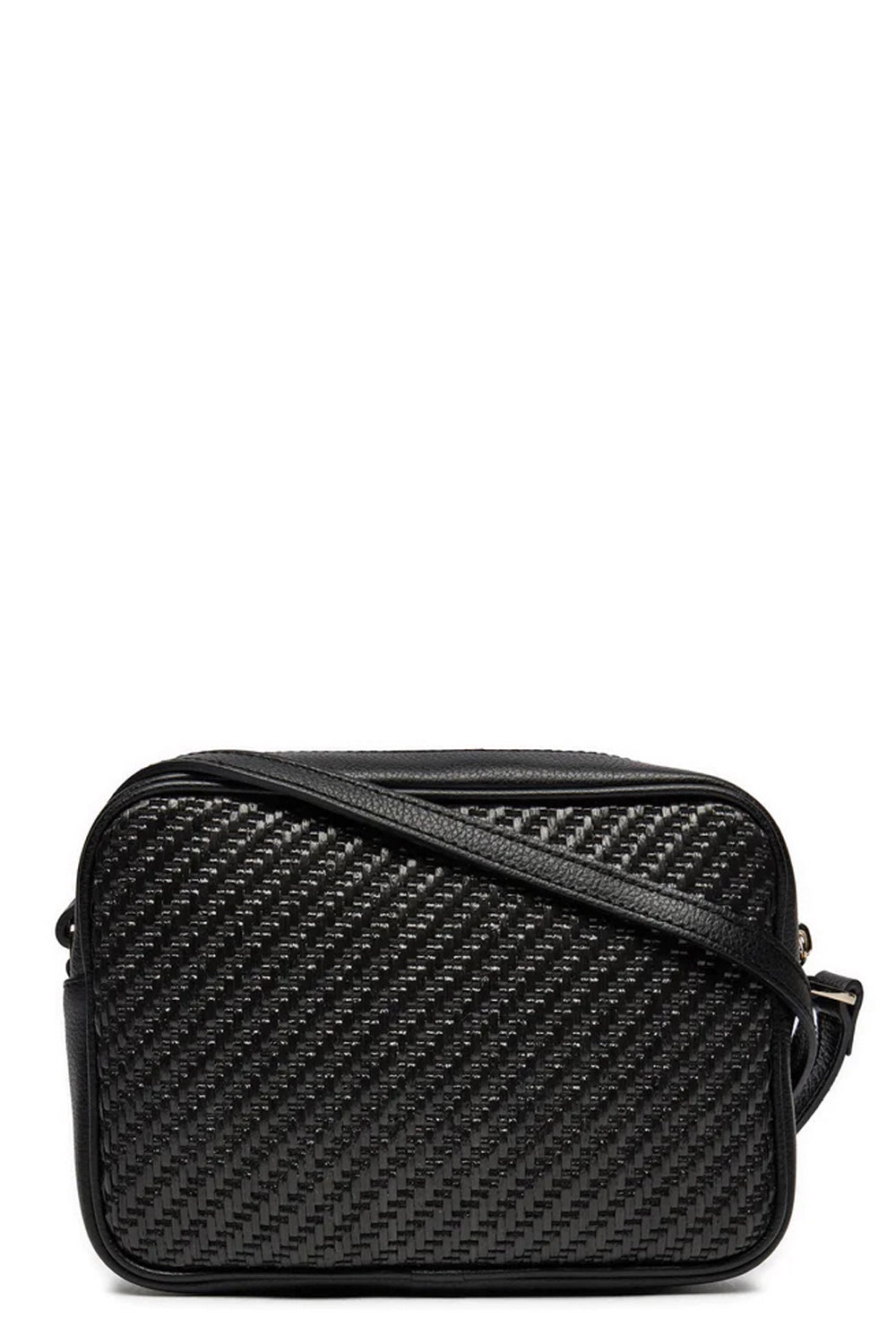 PATRIZIA PEPE Borsa in pelle e rafia Handbags PATRIZIA PEPE