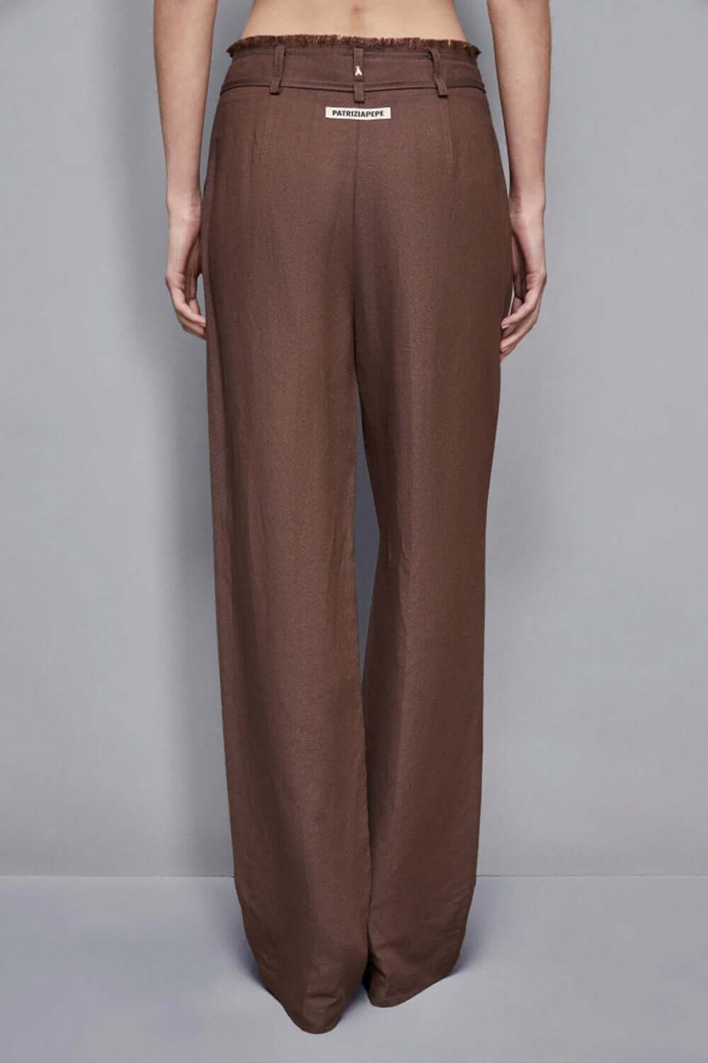 PATRIZIA PEPE Pantaloni regular fit in viscosa Essential