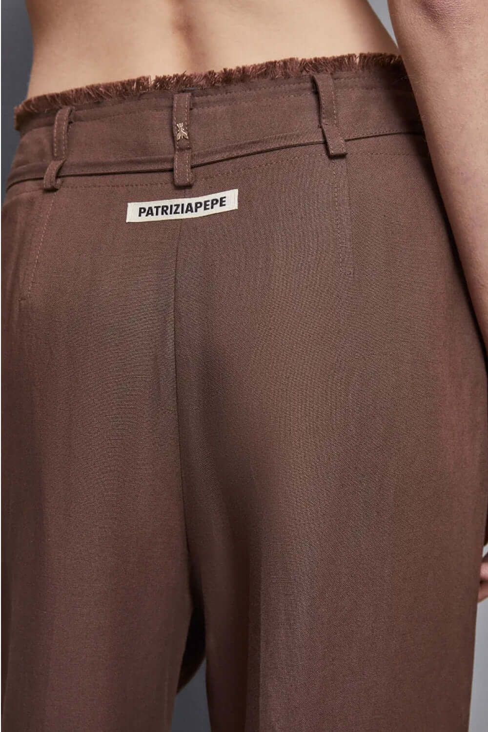 PATRIZIA PEPE Pantaloni regular fit in viscosa Essential