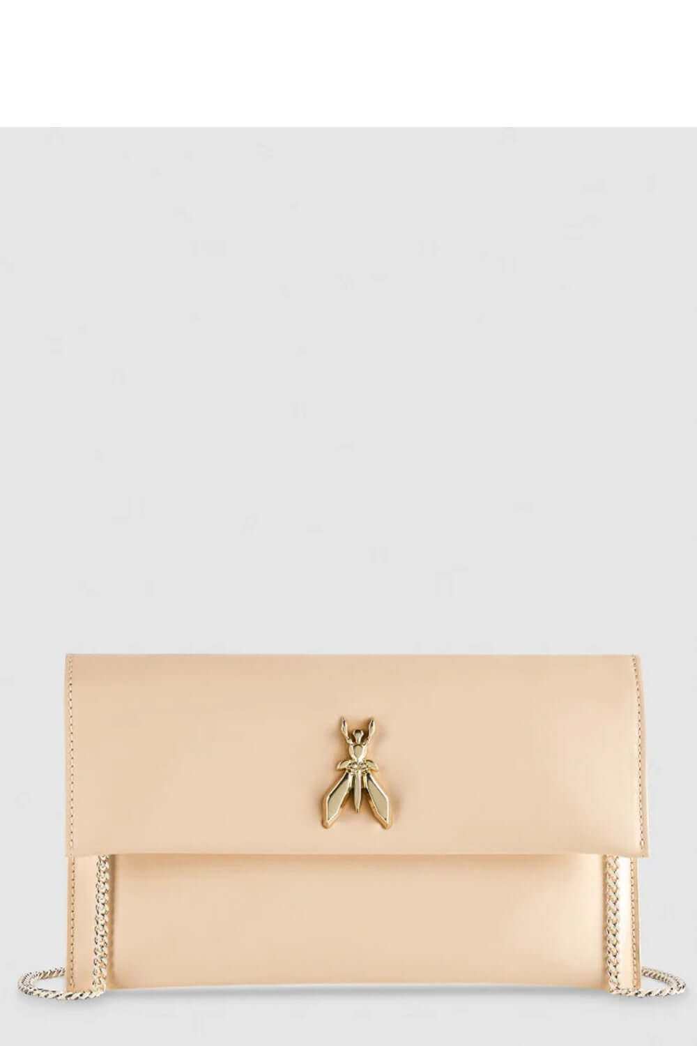 PATRIZIA PEPE Pochette Fly in pelle con catena