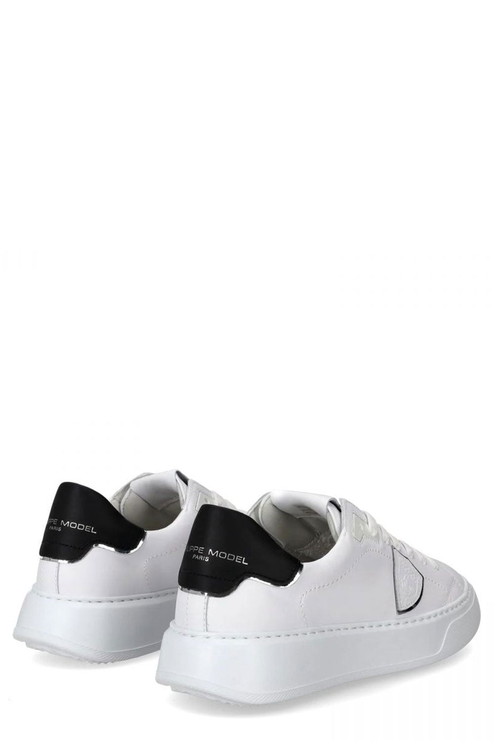 PHILIPPE MODEL Sneaker bassa Temple donna bianco e nero