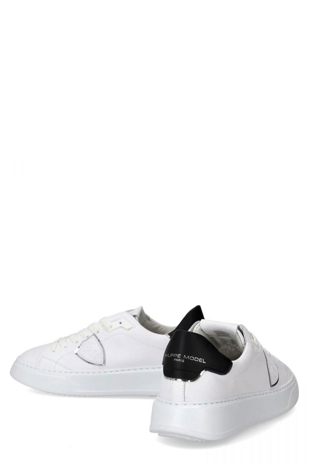 PHILIPPE MODEL Sneaker bassa Temple donna bianco e nero