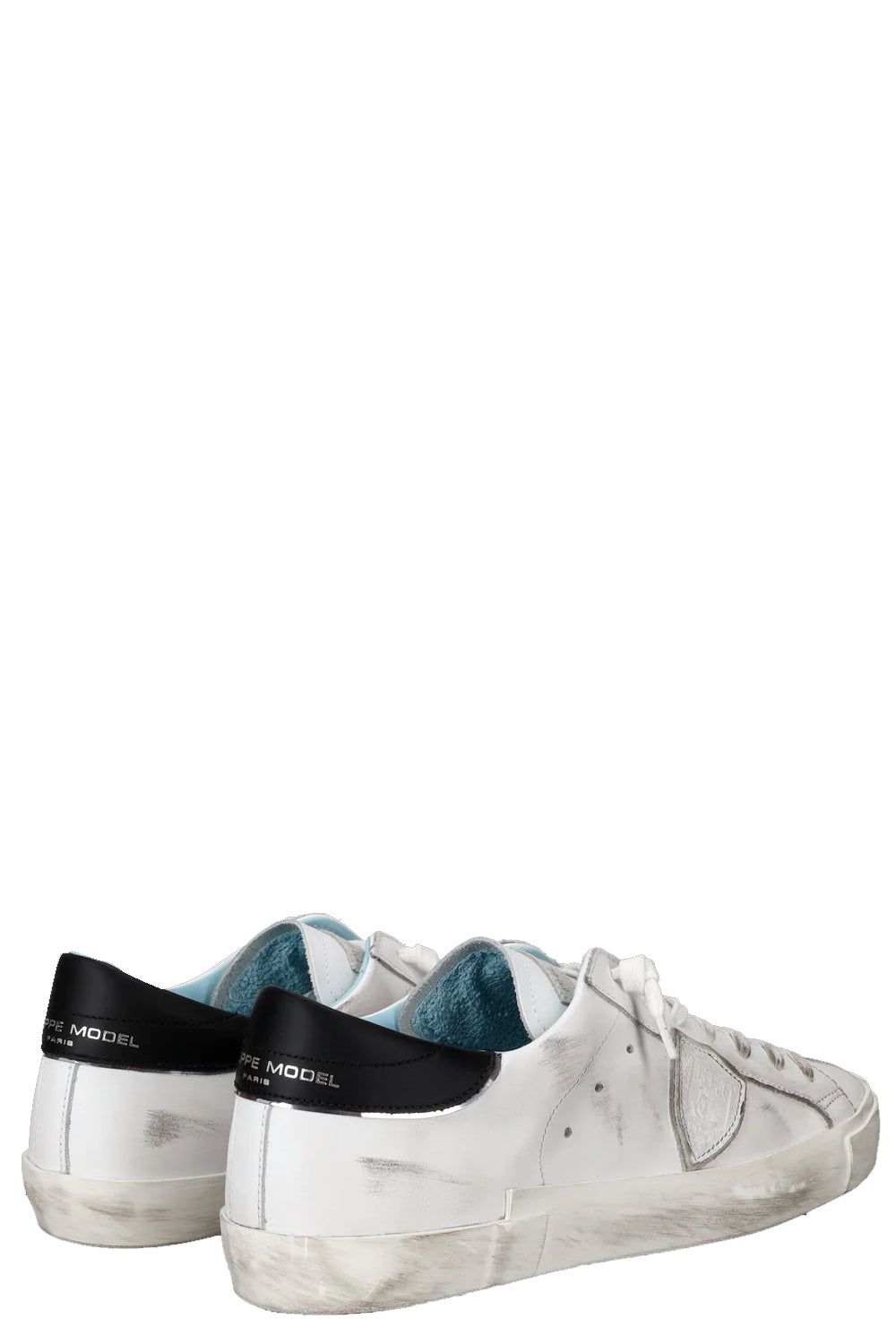 PHILIPPE MODEL Sneaker bassa Prsx bianco e nero